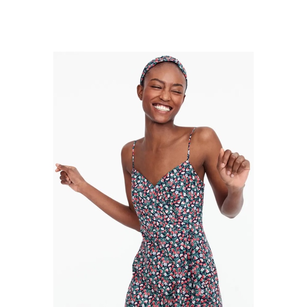 J.Crew Ruffle Dress in Liberty Sarah Floral